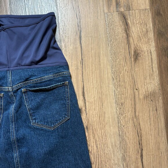 Joe's Jean's The Joplin Maternity Denim Knee Length Skirt Women's Size 27 EUC! - Picture 8 of 8